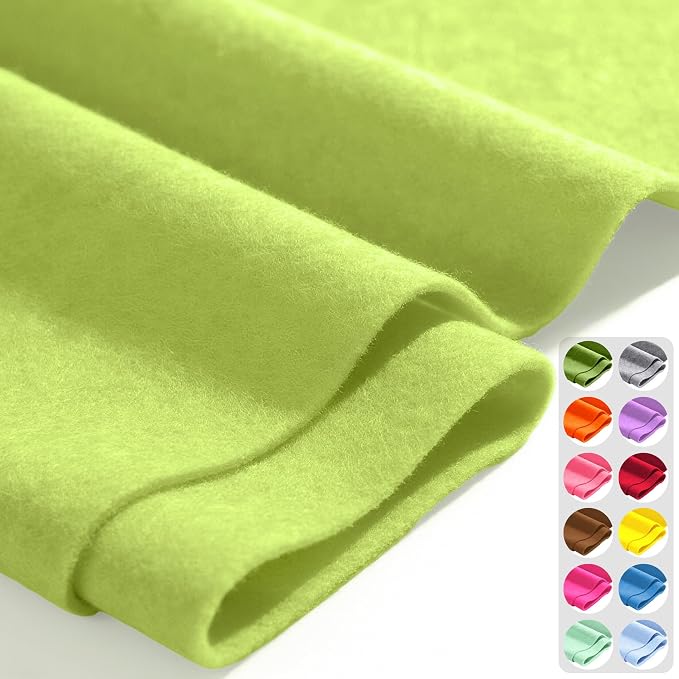 Olive Moss 36" X 36" Felt Fabric Sheet