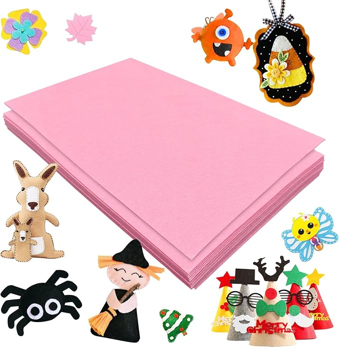 Jtnohx Felt for Crafts, Craft Felt Square for Sewing