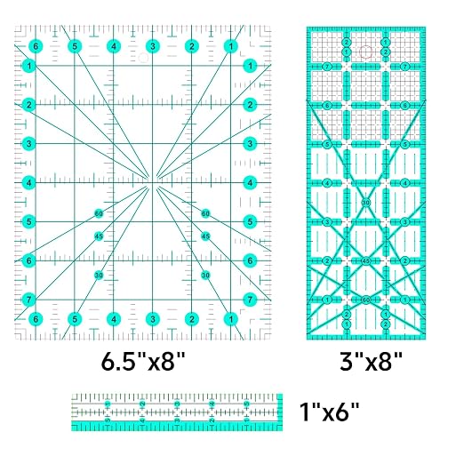 8 Quilting Rulers, | Quilting Templates, Quilting Squares, Quilting Rulers and