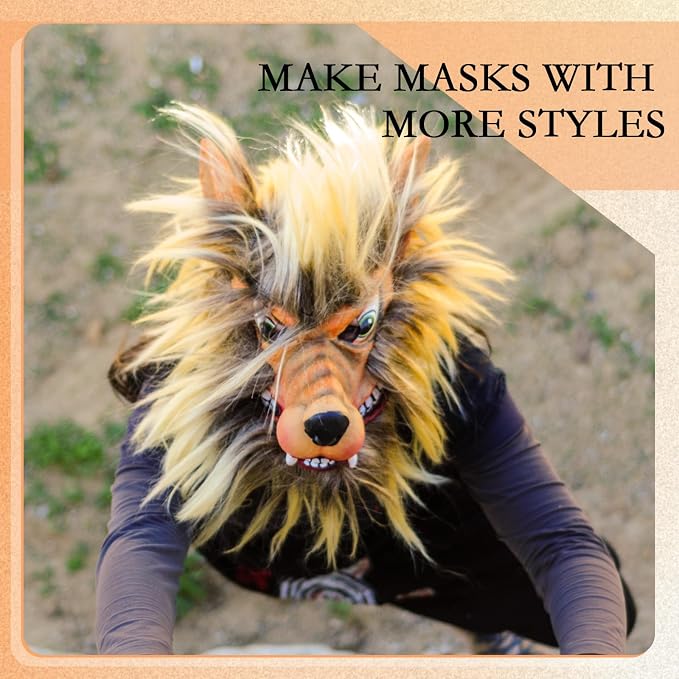 Seenelling DIY Therian Mask Kit Blank Cat Mask