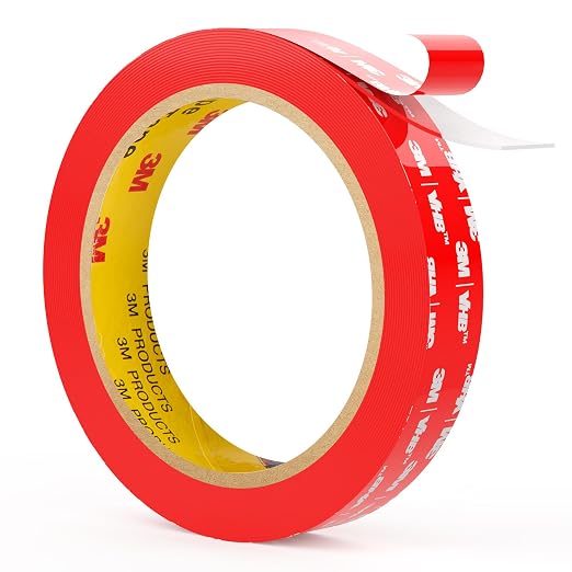 Double Sided Tape Heavy Duty VHB, 0.94"×16.5ft, 4905 Strong Adhesive Waterproof