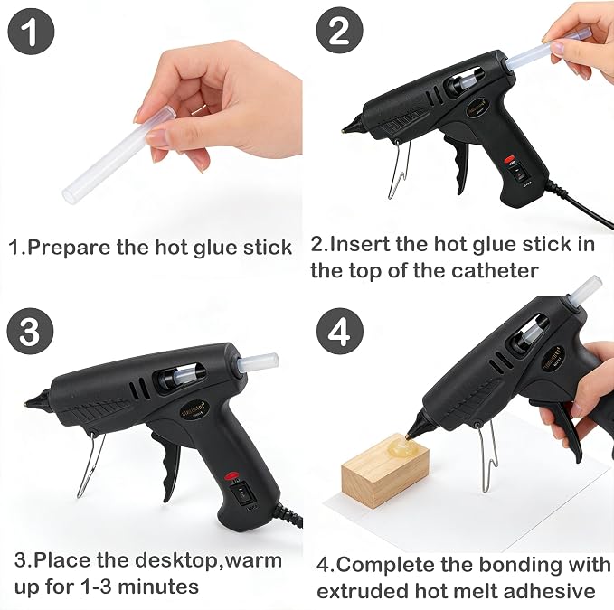 Hot Glue Gun Sticks: Clear Full Size 0.43" X 7.9"
