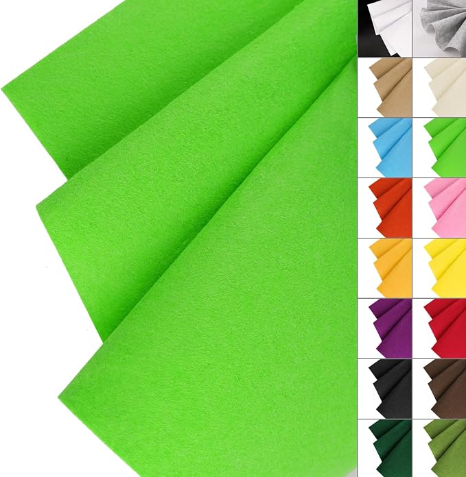IONTACH 36" X 36" Stiff Felt Fabric 1.2mm Thick | Felt Sheet