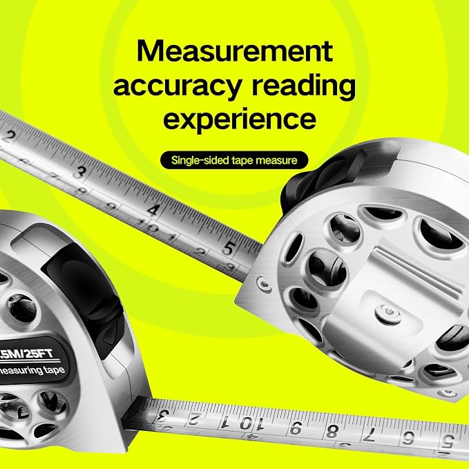 4-in-1 Laser Tape Measure with Laser Level Crosshairs |130ft/40m Laser