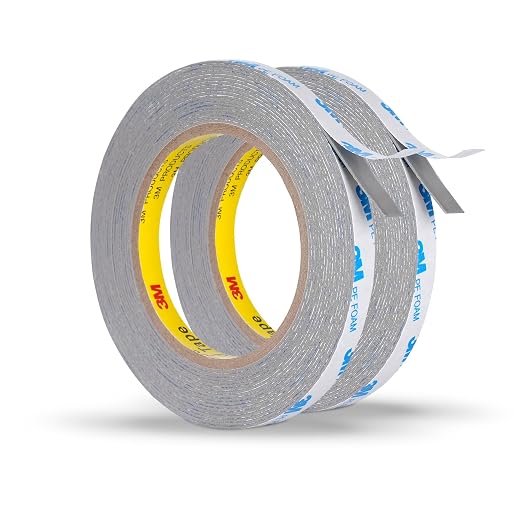 3M Double Sided Foam Tape 0.39in x 20Ft 2 Pack, Heavy Duty Mounting Tape | PE