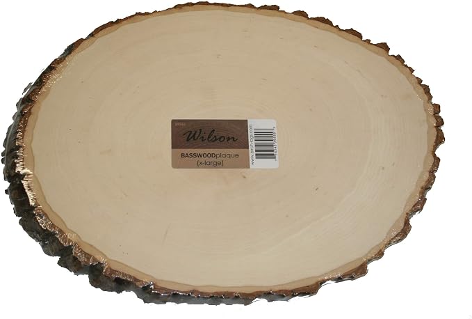 Wilson Basswood Round/Oval Plaque
