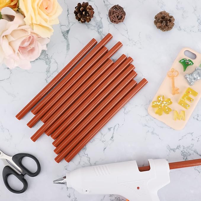 ENPOINT Brown Hot Glue Sticks Full Size