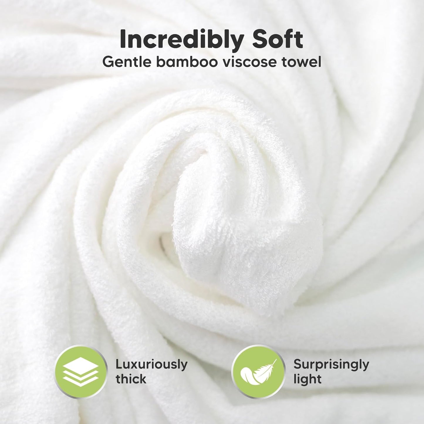 KeaBabies Hooded Baby Towel for Newborn - Viscose Derived from Bamboo Large Baby Bath Towels with Hood for Boys, Girls, Toddler, Extra Absorbent & Soft Newborn Bath Essentials (Frog, Regular)