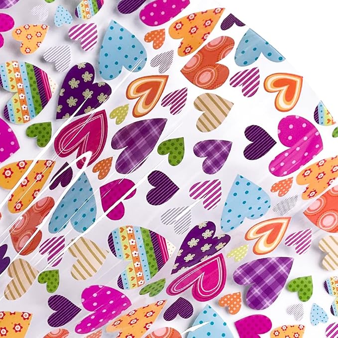 ONEART | Printed TPU Jelly Faux Leather 12 x 53 inches Transparent Clear Jelly