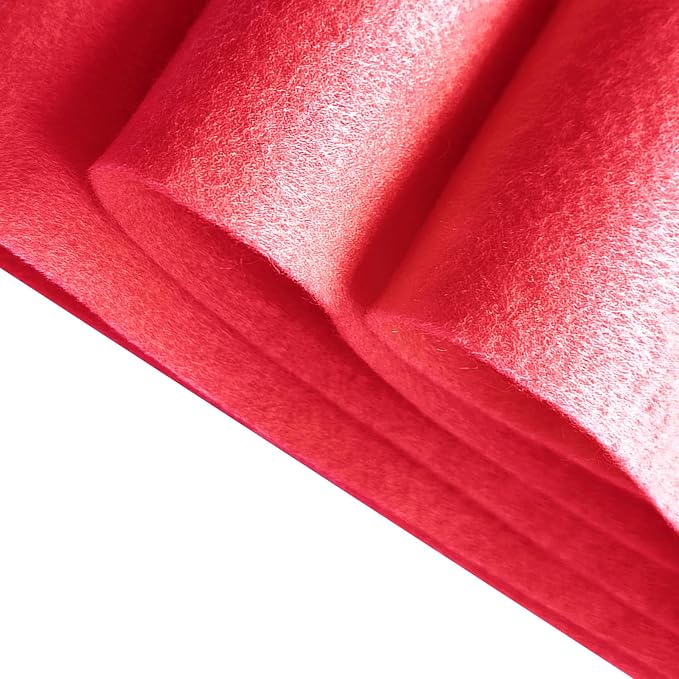 Jtnohx Color Felt, 1 Square Yard Felt Fabric, 1.4mm Thickness Flexible Craft