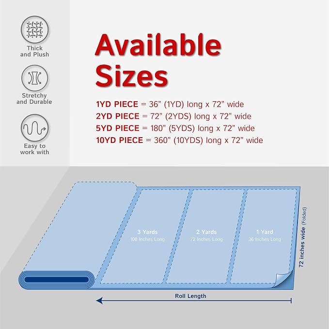 The Felt Store Craft Felt by The Yard – Soft, Durable Felt Fabric