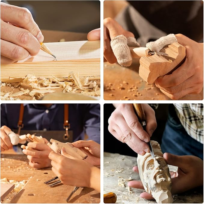 8 Pack Basswood Carving Blocks 4 X 2 X 2 Inch, Large Whittling Wood Carving