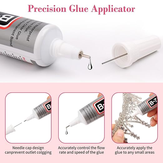 cridoz B7000 Jewelry Glue for Rhinestones