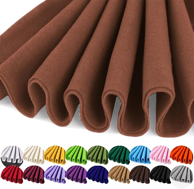 IONTACH 36" X 36" Soft Felt Fabric 1.6mm Thick | Felt Sheets