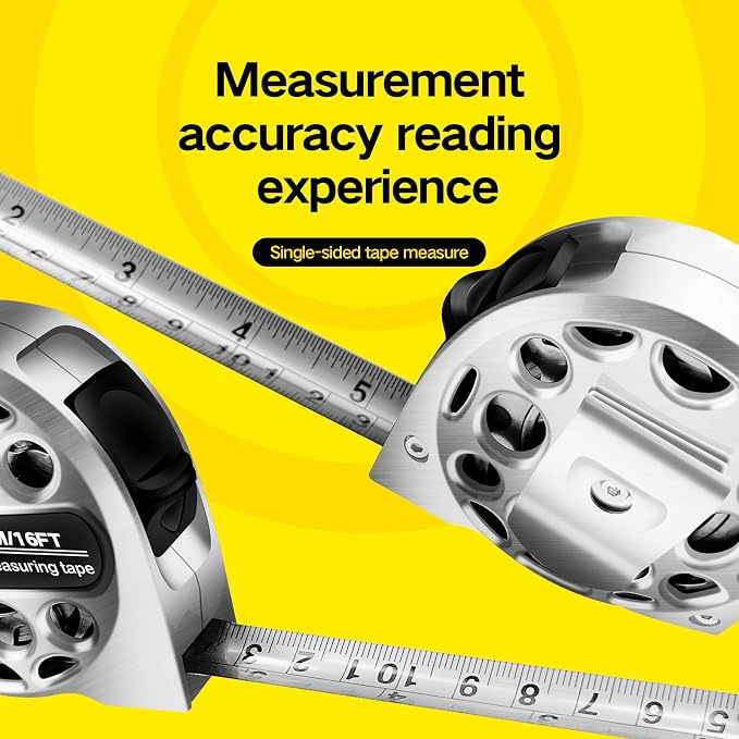 4-in-1 Laser Tape Measure with Laser Level Crosshairs |130ft/40m Laser