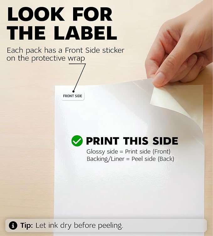 Premium Printable Vinyl Sticker Paper