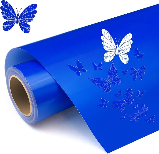 Glossy Blue Permanent Vinyl, Car Decal, Scrapbooking, Glossy & Waterproof