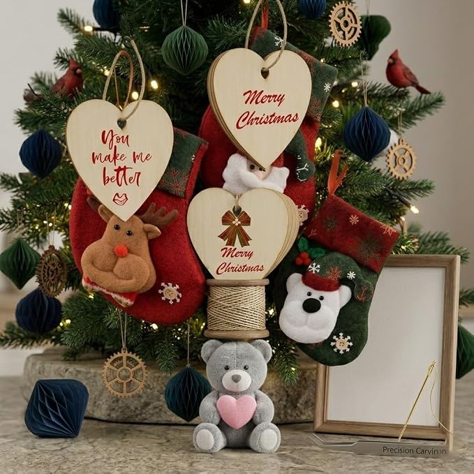 Unfinished Wooden Ornaments