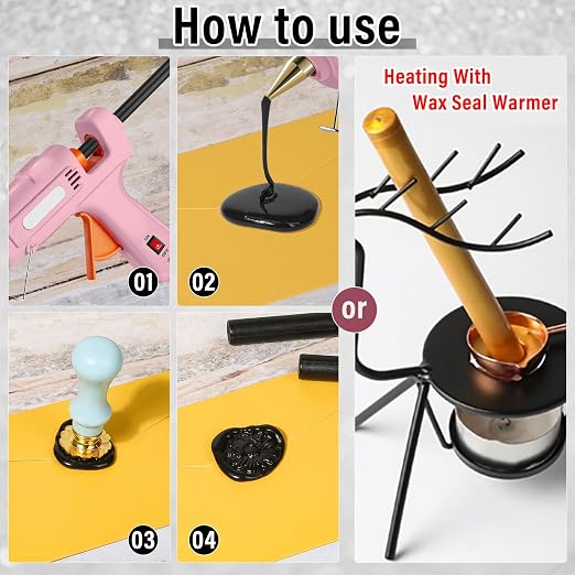 Sealing Wax Sticks, Paxcoo 20pcs Wax Seal Sticks, Glue Gun Sealing Wax Sticks