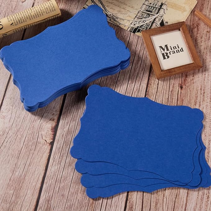 50 Pack Blank Kraft Greeting Cards, 4x6IN | Thick Cardstock Paper,