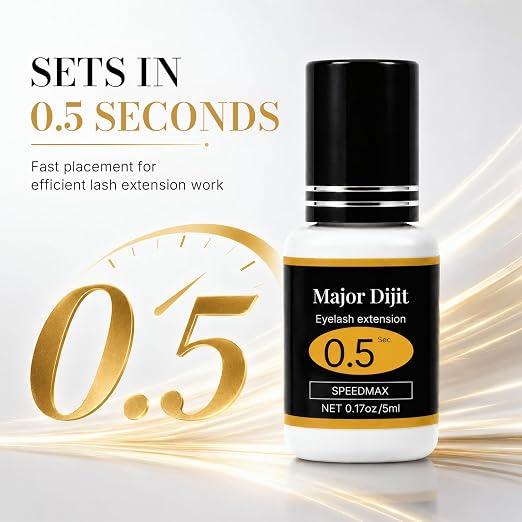 Eyelash Extension Glue 0.5 Sec Drying time | lash Extension Glue Retention 4-5