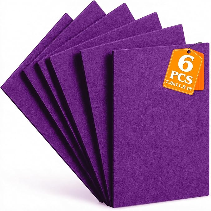 Grape Purple Stiff Felt Sheets 2mm Thick