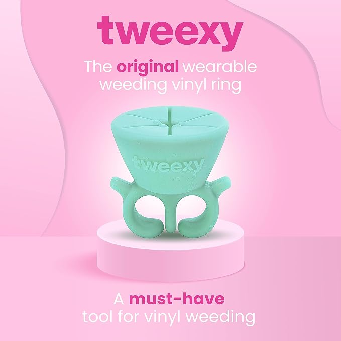 tweexy Craft Vinyl Weeding Scrap Collector Ring | Weeding Tools
