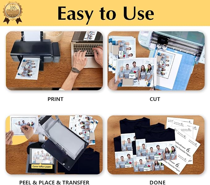 TransOurDream Iron on Heat Transfer Paper