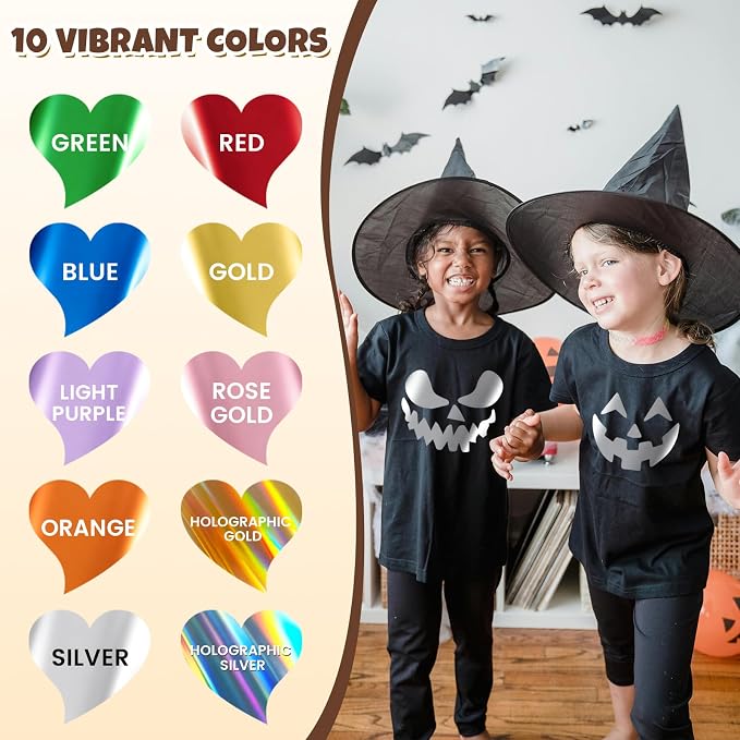 Silver Metallic Foil HTV Heat Transfer Vinyl Roll