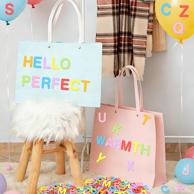 656 Pcs Foam Letter Stickers, Self-Adhesive EVA Alphabet Stickers Small 1 Inch