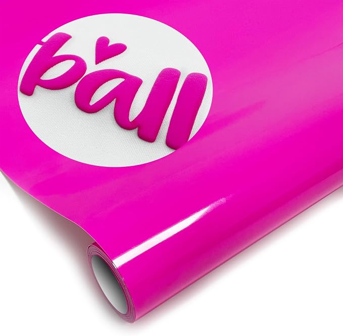 Puff Heat Transfer Vinyl, 12in X 5ft Iron on