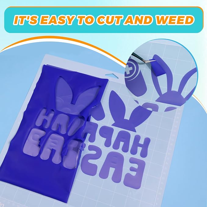 Puff Heat Transfer Vinyl, 12in X 5ft Iron on Vinyl | 3D Puff, Wash No Fade