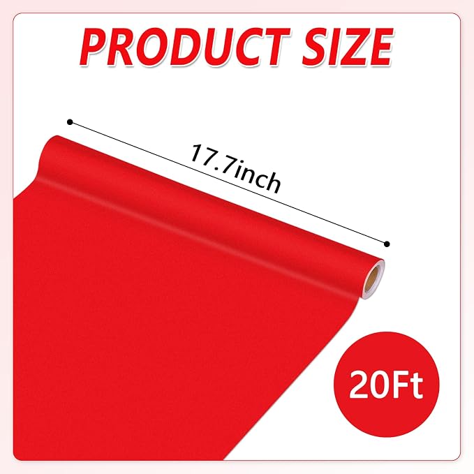 Qyeahkj 17.7in x 20ft Bulletin Board Paper Roll Bulletin Board Background Paper