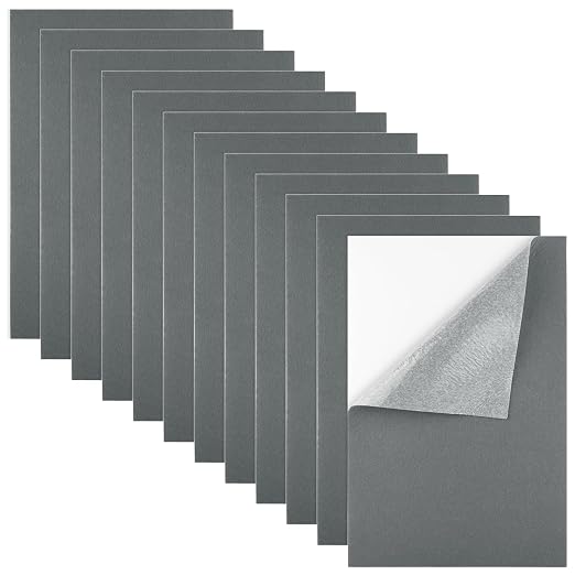 Morcheiong 12 Pcs Self Adhesive Felt Sheet Soft Felt Sheets