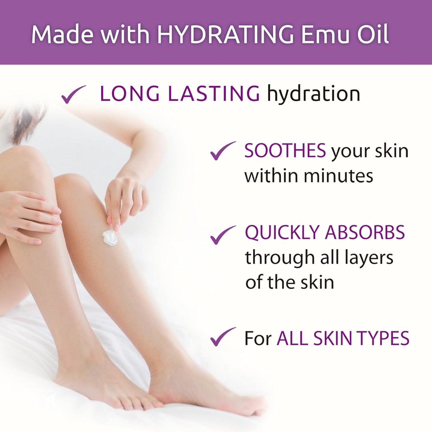 BODY LOTION for Dry & Sensitive Skin. Available in Unscented OR Lavender Chamomile 4 oz (Lavender Chamomile)