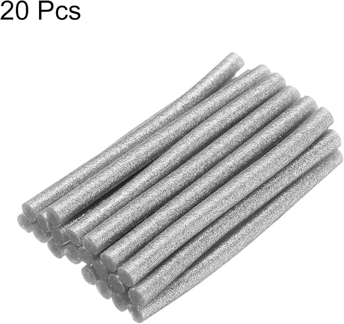 uxcell 20pcs Hot Glue Sticks for Glue Gun 7mm/0.28-inch x 4-inch Mini Hot Melt