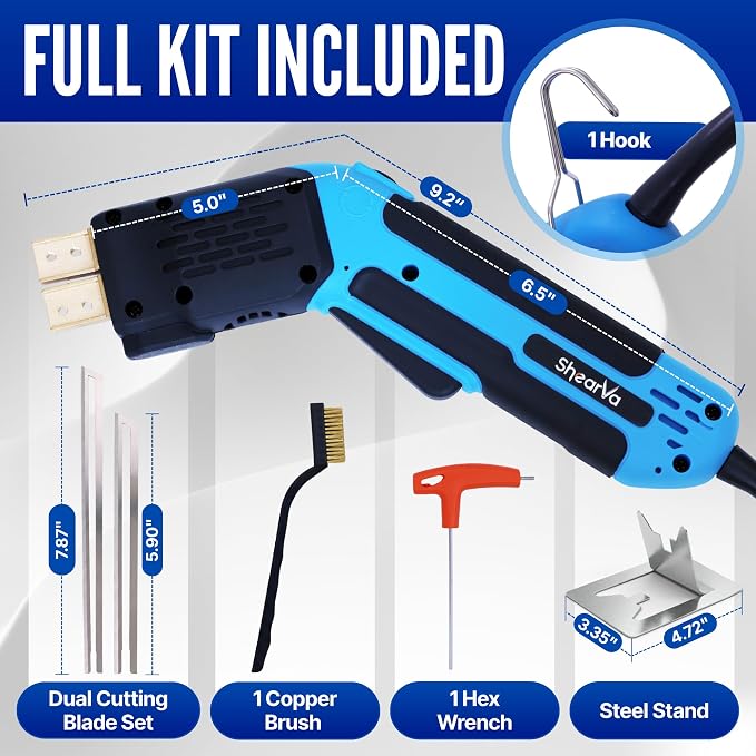 300W Electric Hot Knife Foam Cutter – Heavy-Duty Air-Cooled Styrofoam Cutting