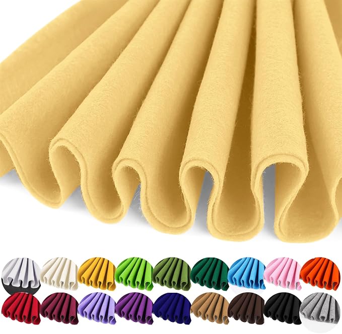 IONTACH 36" X 36" Soft Felt Fabric 1.6mm Thick | Felt Sheets