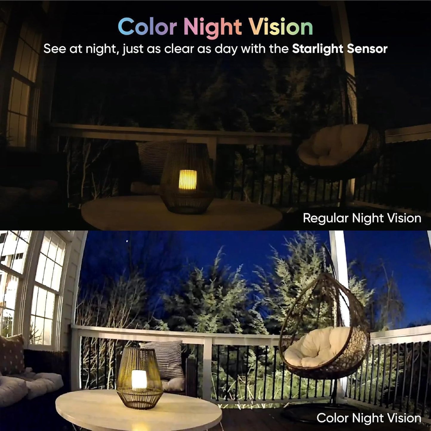 Cam V3 Smart Home Security Camera, Indoor/Outdoor Use, IP65-Rated 1080p Plug-in, Color Night Vision, Motion Detection, Two Way Audio, Works with Alexa, Google Assistant, Cam V3+32GB Micro SD Card