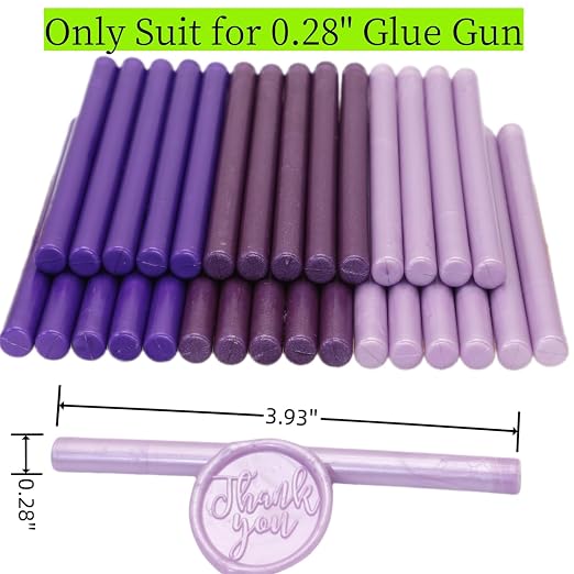 Wax Seal Sticks, Atopbb 30pcs Glue Gun Wax Sealing Sticks Beads Only Suit