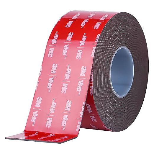 Double Sided Tape Heavy Duty, Waterproof Mounting Foam Tape, 16.5ft Length