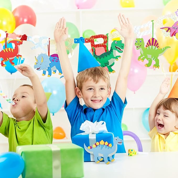 Fennoral 12 Pack Dinosaur Craft Kit