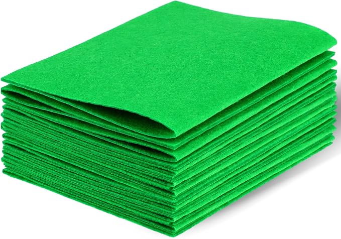 10Pcs Felt Sheets Fabric, 1mm | Polyester,