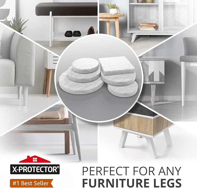 Felt Furniture Pads X-PROTECTOR 133 PCS