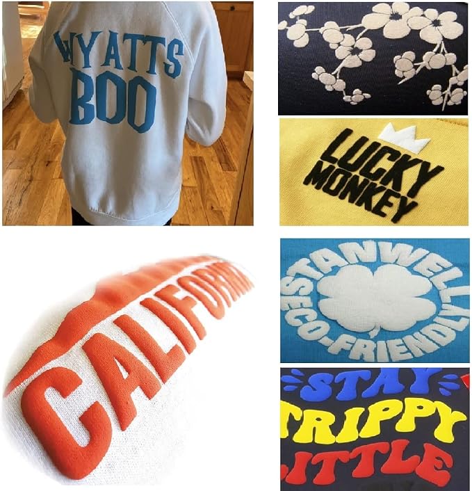 Color Changing Puff Vinyl Heat Transfer, 3D Foaming Heat Transfer Vinyl