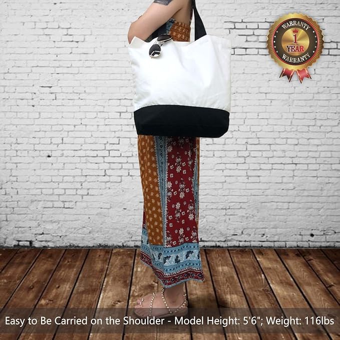 TOPDesign 1 | 3 | 6 | 12 | 24 Pack Super Strong Large 12oz Cotton Canvas Tote