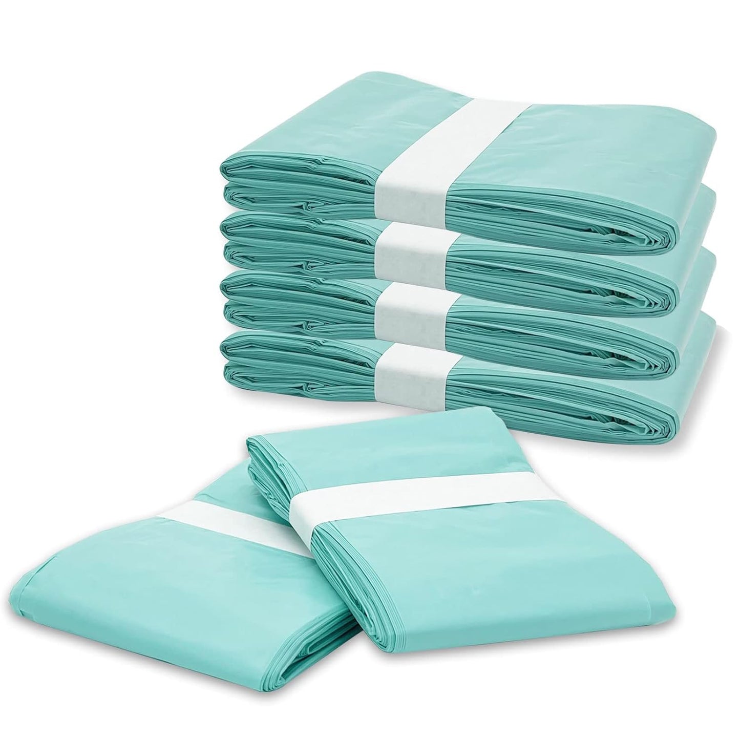 Diaper Pail Liner Refills Bags Compatible with Janibell Akord 330 Series Adult Diaper System, Green, Lightly Scented, 6 Count
