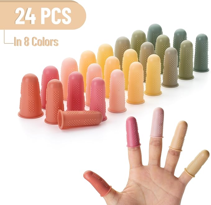 Mr. Pen- Hot Glue Gun Finger Protectors, Rubber Fingers Tips, Rubber Finger