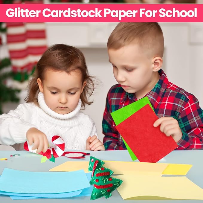 Moukeren 240 Pcs 12 x 8 Inch Felt Sheets Bulk