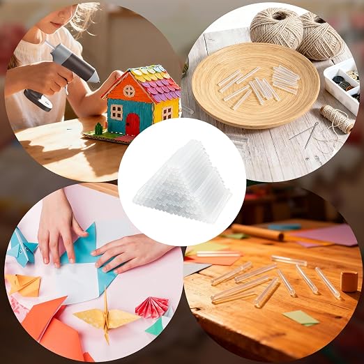 Mini Hot Glue Sticks 600PCS, Diameter 0.27 Inch, Length 4 Inches